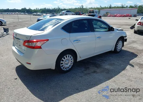 2014 Nissan Sentra Fe+ S/Fe+ Sv/S/Sl/Sr/Sv z USA, uszkodzony, nr VIN 3N1AB7AP6EY259501